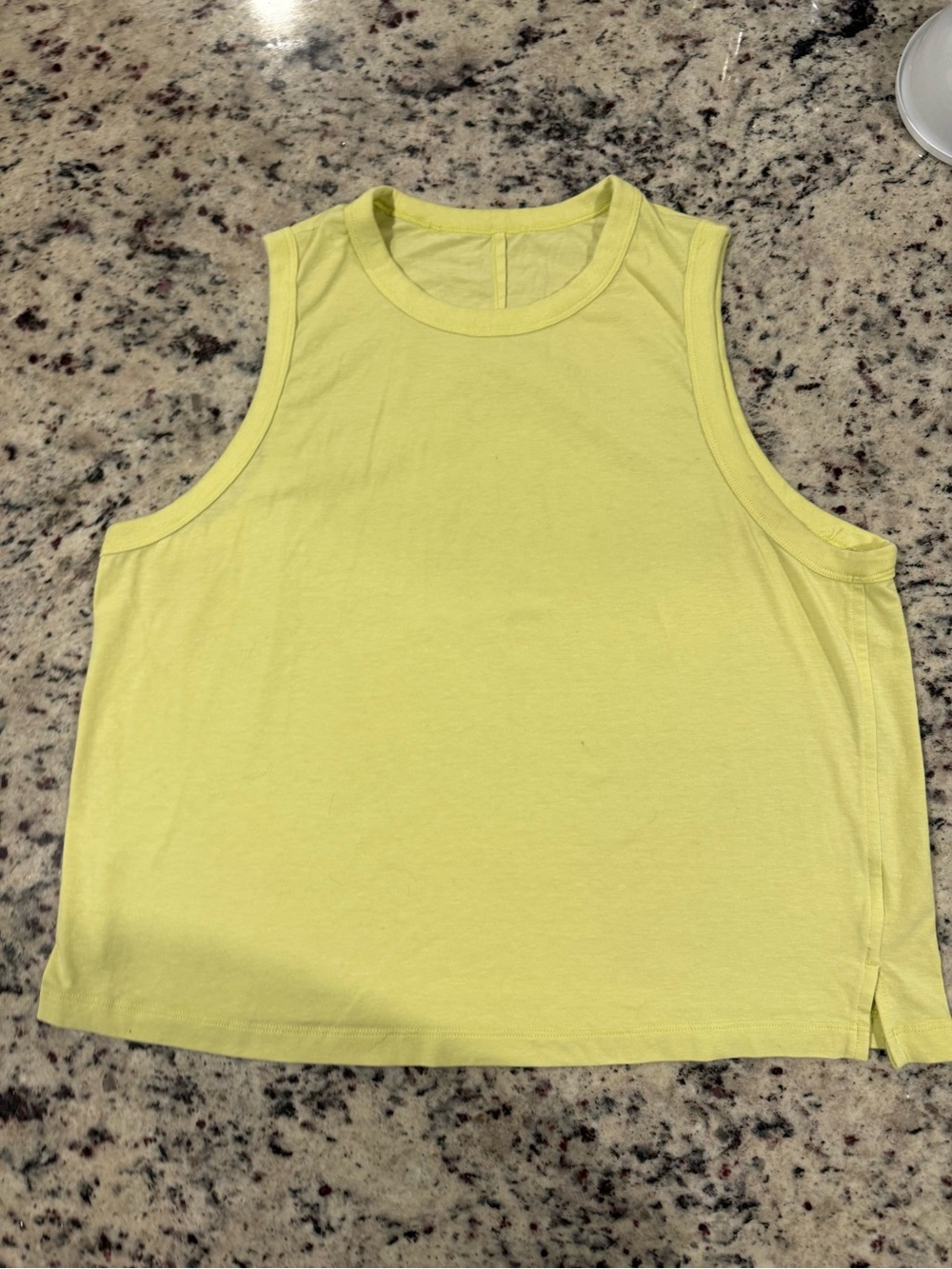 Lululemon Yellow Tank Top